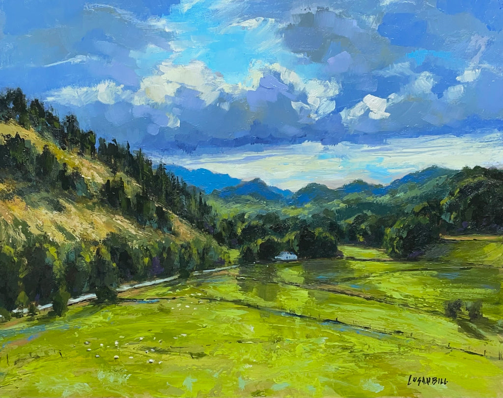 Valley of the Kings oil painting Scottish artist Joseph Loganbill 