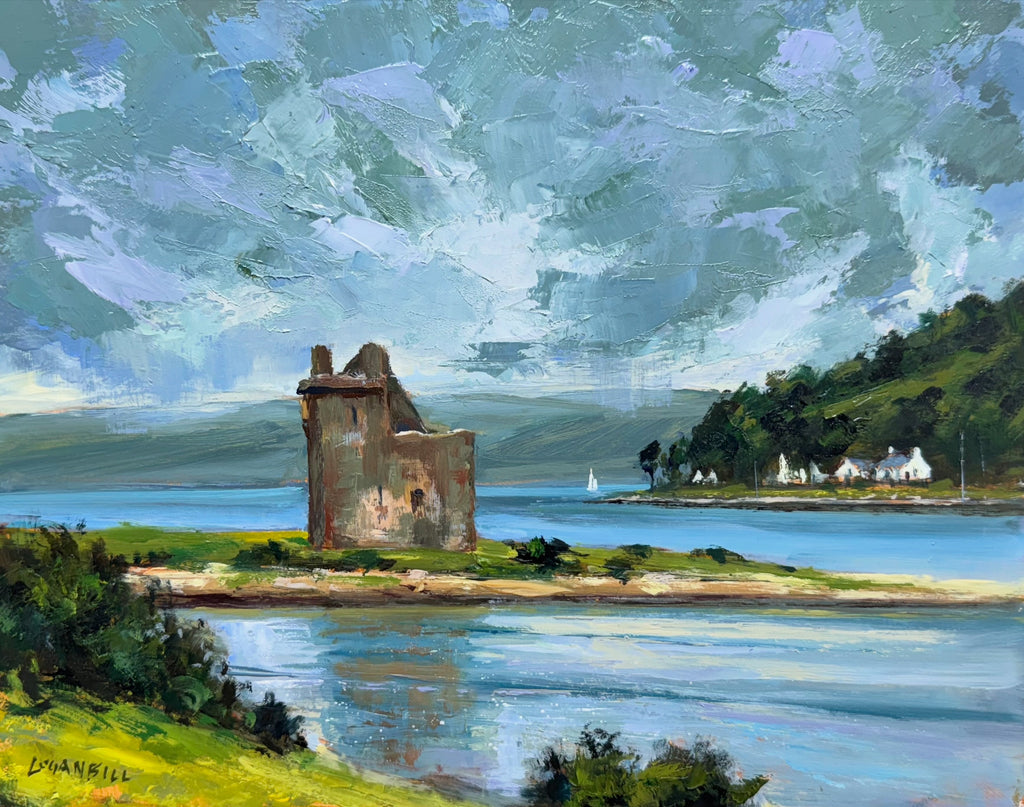Rains from Kintyre, 8x10 oil