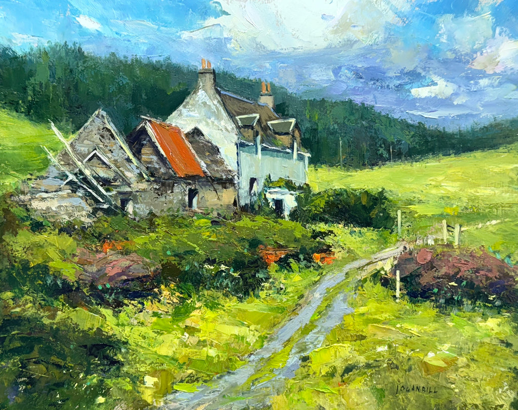 Low Clachaig Colours 24x30cm oil