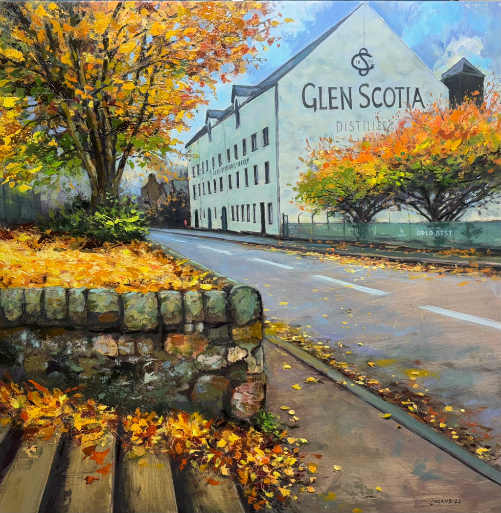 Trail of Gold 20x20" oil