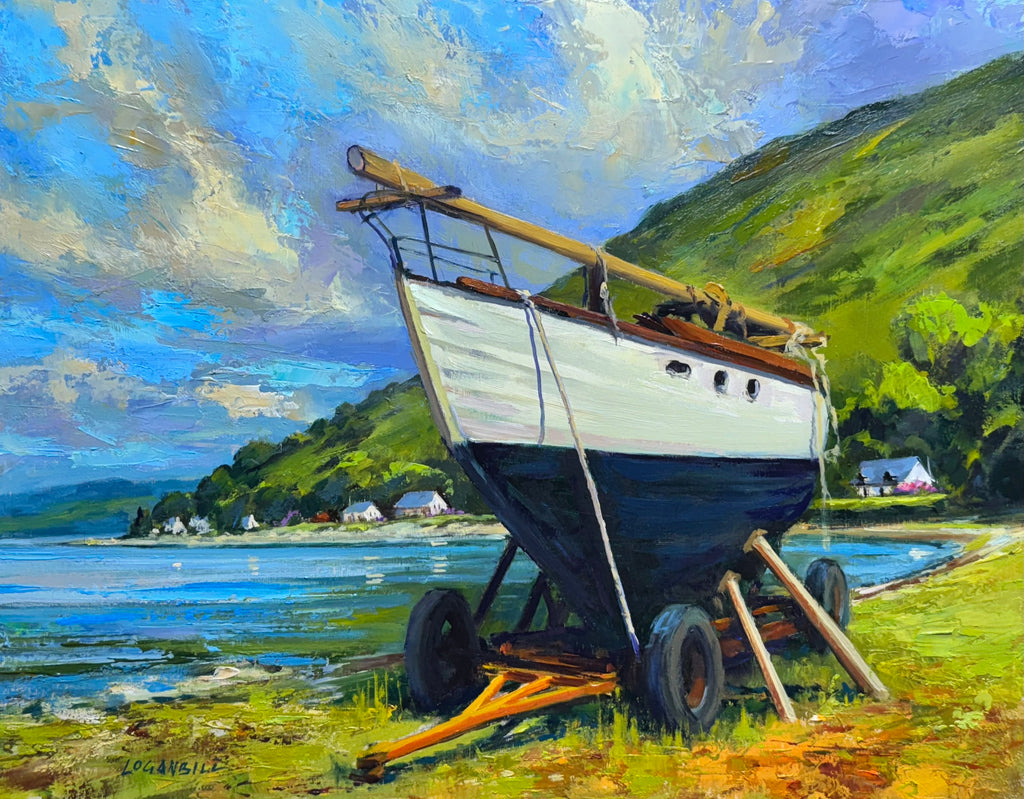 Waiting for Summer 11x14" oil, £600