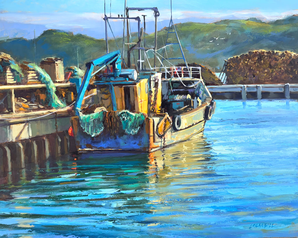 Nets to Dry, oil, 16x20"