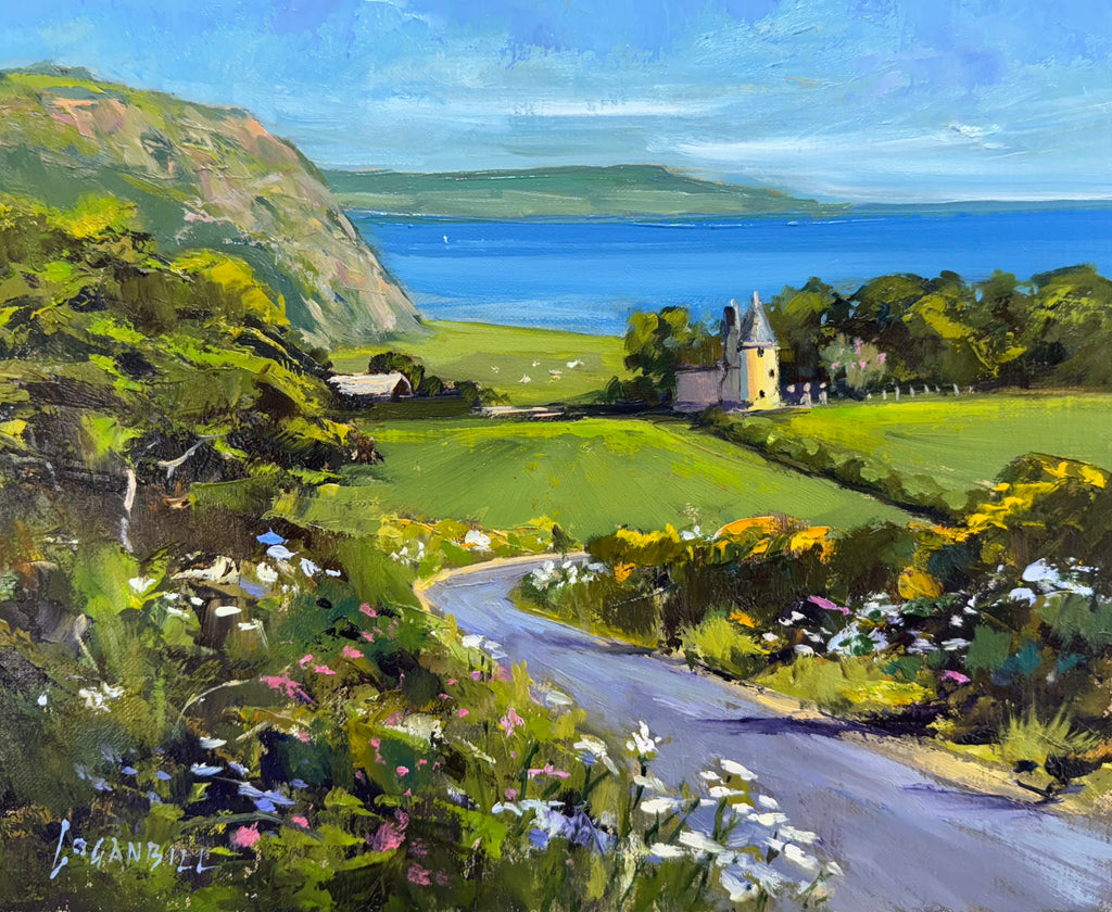 Macharioch and the Sea, 24x30cm oil